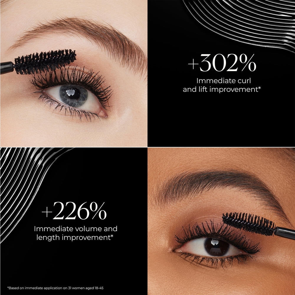 Laura Mercier Caviar Extravagant Mascara long-wear proves durable look through day.