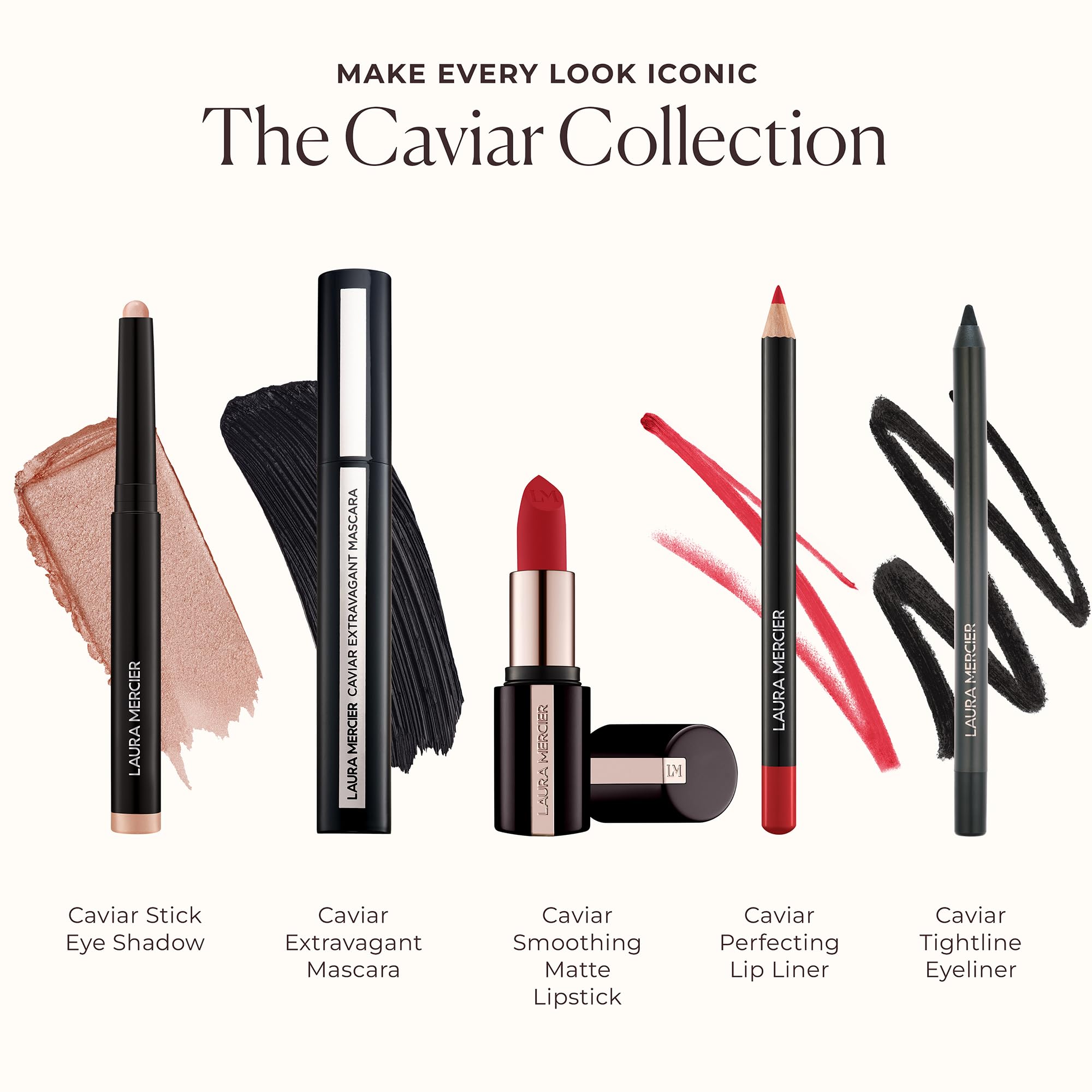 Laura Mercier Caviar Stick blends easily with finger or brush for seamless looks.