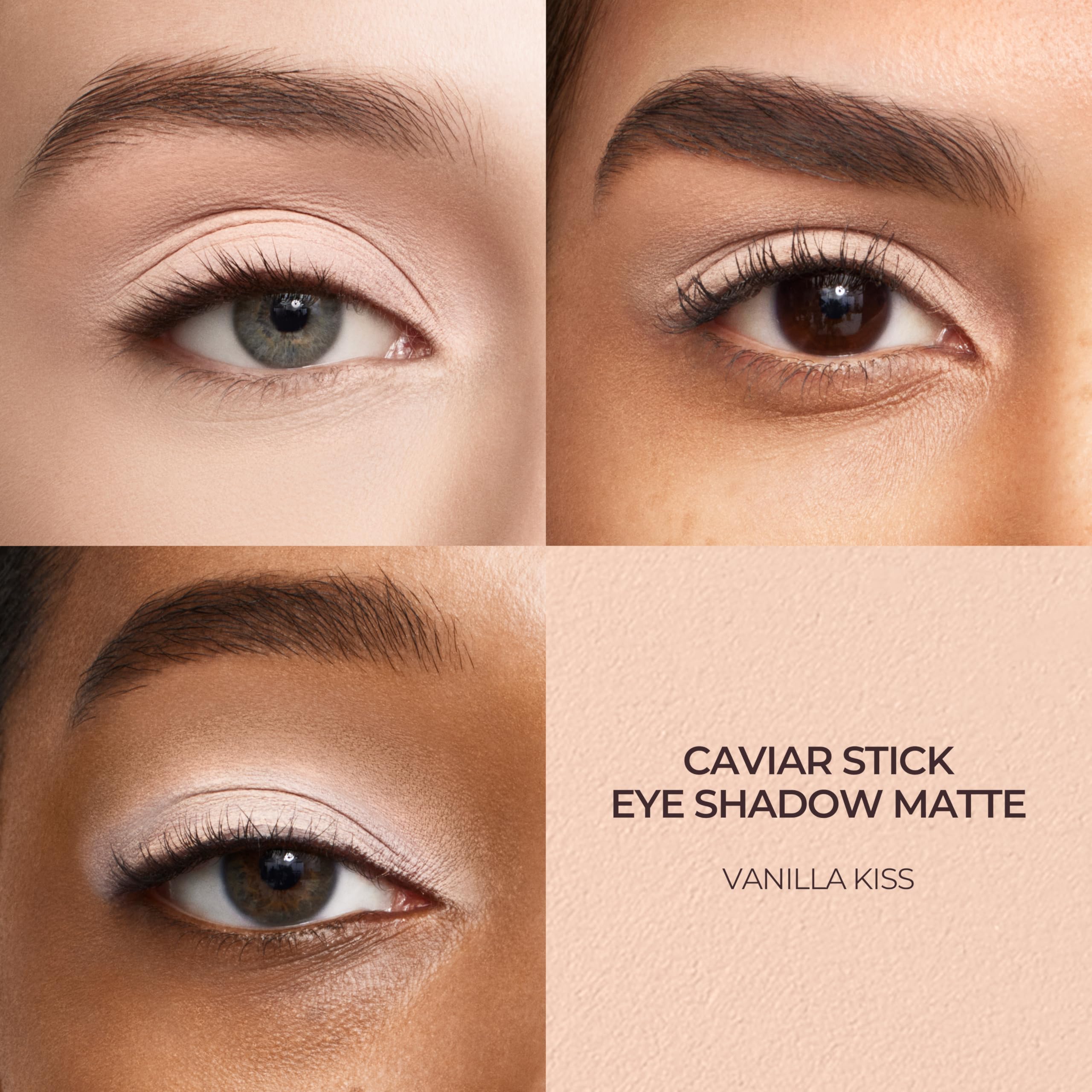 Laura Mercier Caviar Stick cream eyeshadow application demonstrates creamy texture for easy blending.