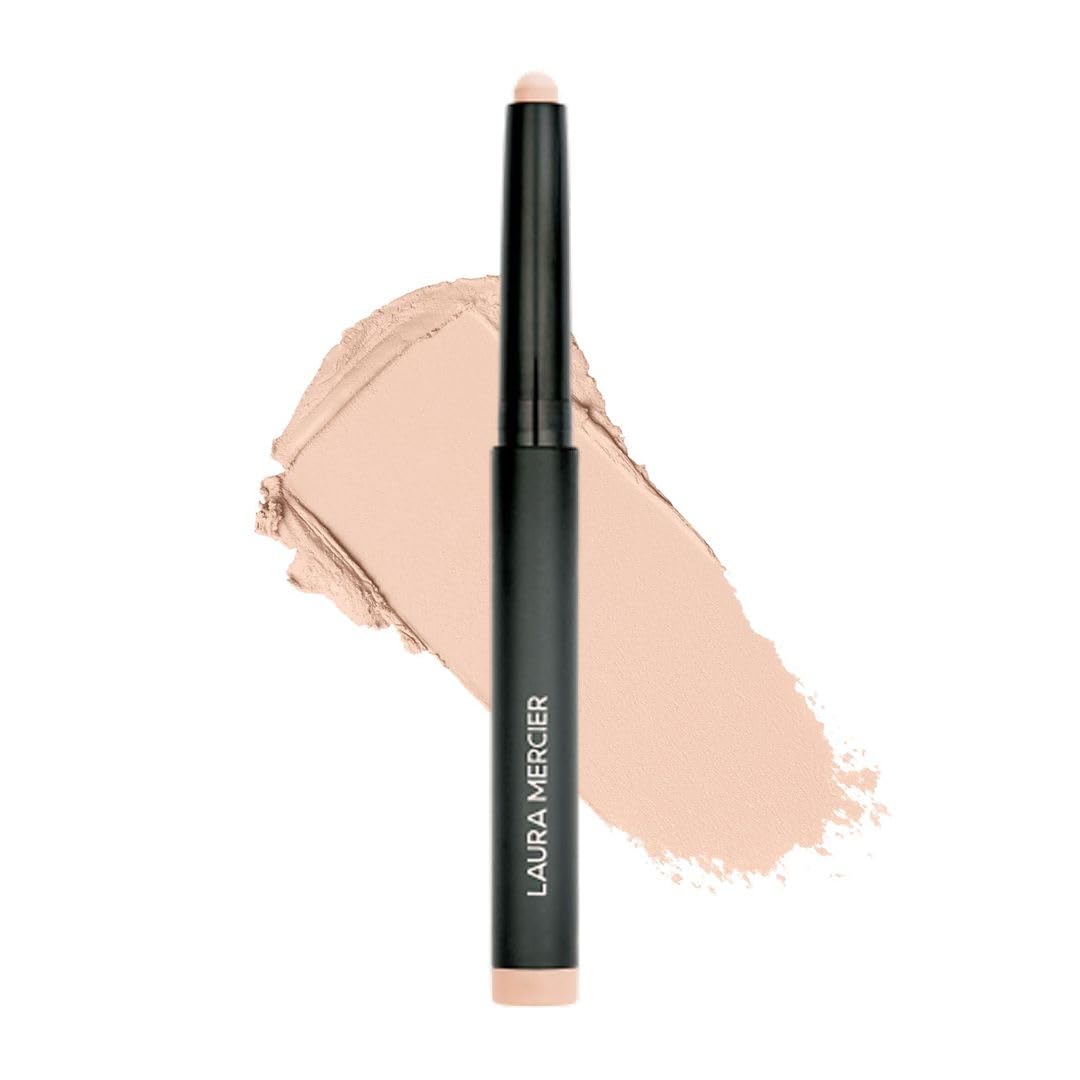 Laura Mercier Caviar Stick Vanilla Kiss swatch shows rich matte finish with smooth glide.