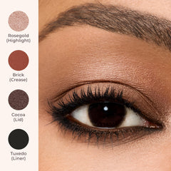 Laura Mercier Caviar Stick Rosegold wear demonstrates all-day color staying power.