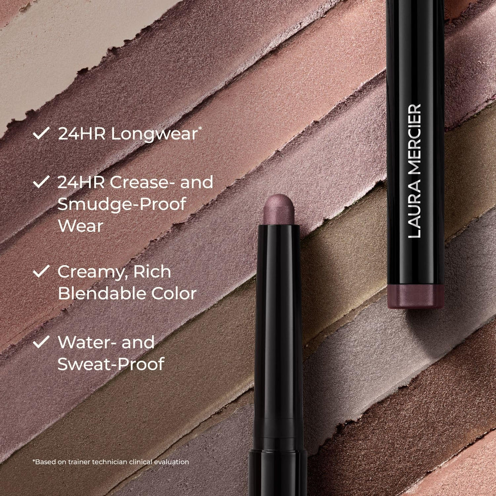 Laura Mercier Caviar Stick waterproof swatch demonstrates long wear