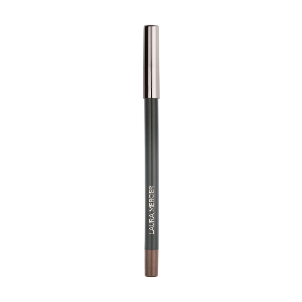 Laura Mercier Caviar Tightline Bronze packaging front view signals waterproof, long-wear potential.