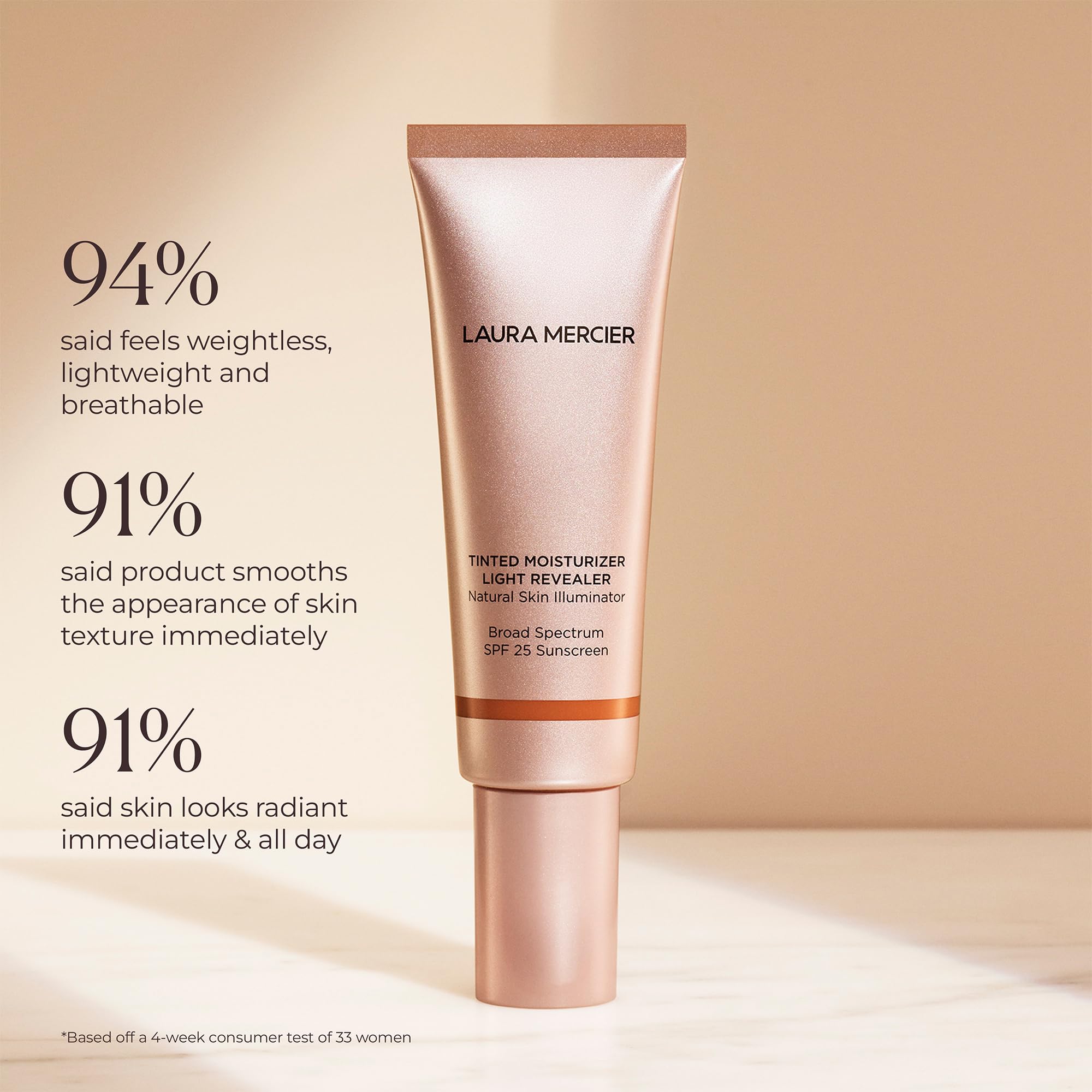 Laura Mercier flawless finish sponge-use shows easy seamless application