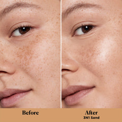 Laura Mercier Light Revealer SPF 25 bottle demonstrates hydration with breathable wear