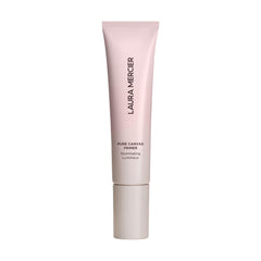 Laura Mercier Pure Canvas Primer Illuminating bottle offers radiant, makeup-ready skin.