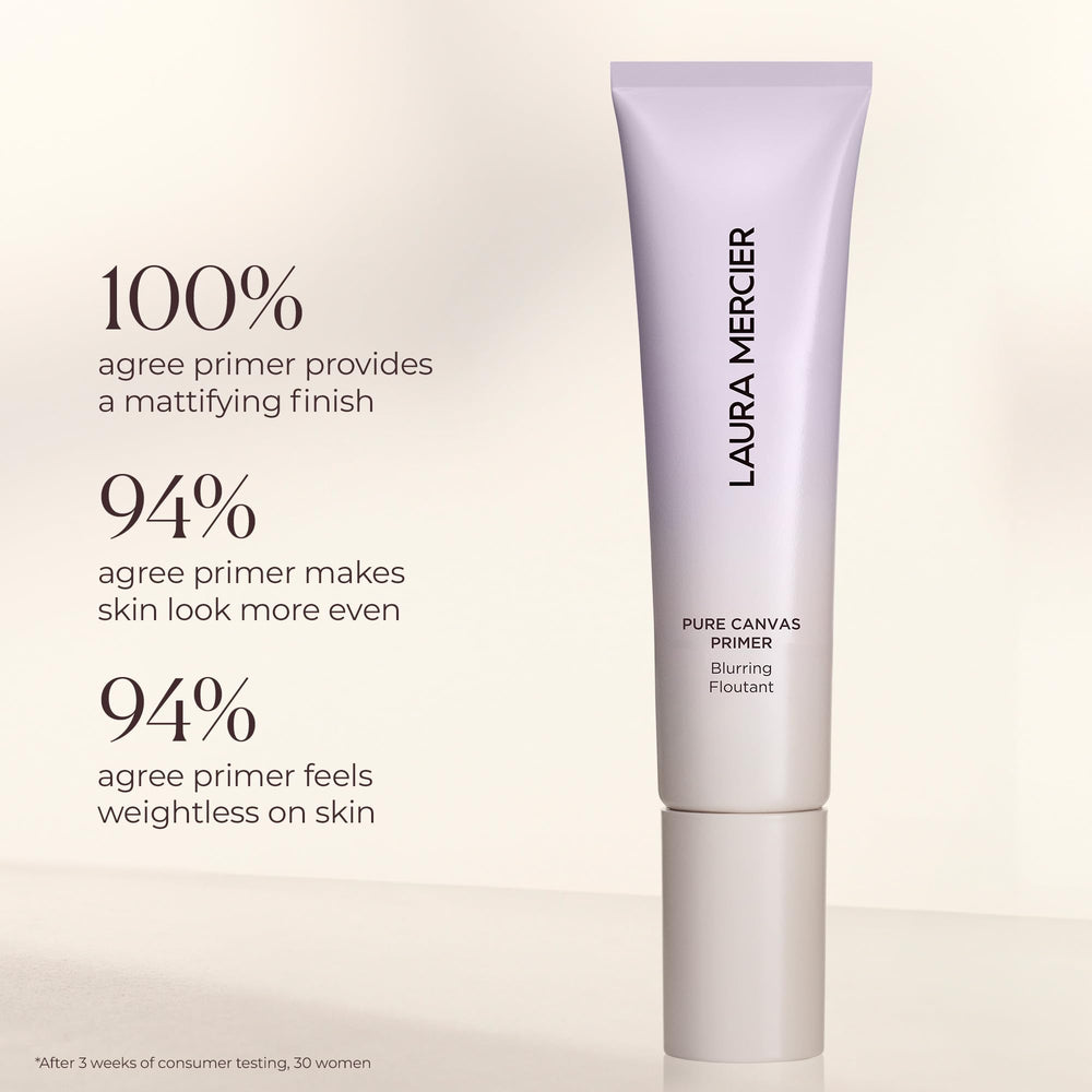 Laura Mercier Pure Canvas Primer rose extracts hydrate and protect the skin
