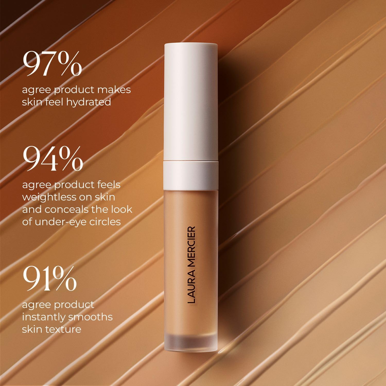 Laura Mercier Real Flawless serum concealer packaging with branding and shade 2C2