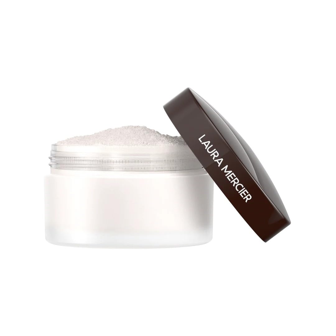 Laura Mercier Secret Brightening Powder under eyes compact provides weightless translucent setting