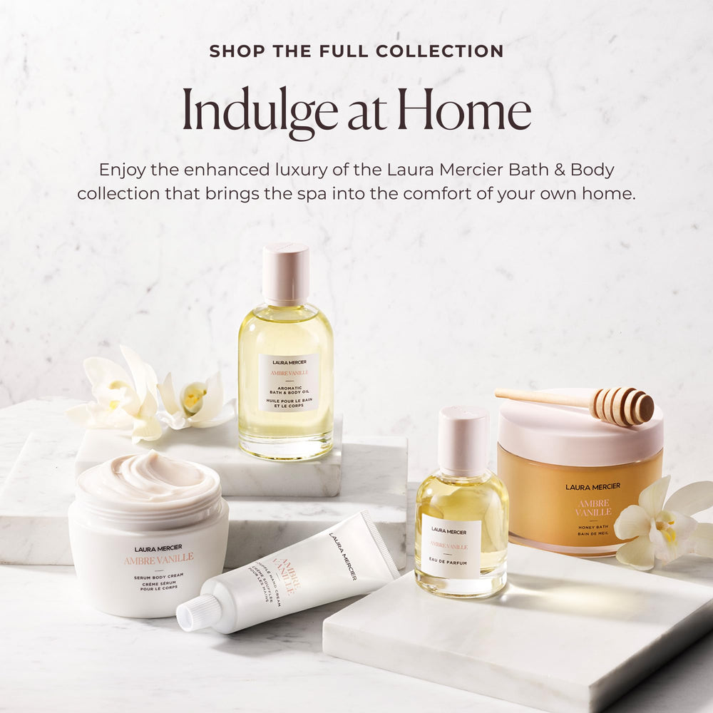Laura Mercier Serum Body Cream on skin signals luxurious nourish and lasting softness