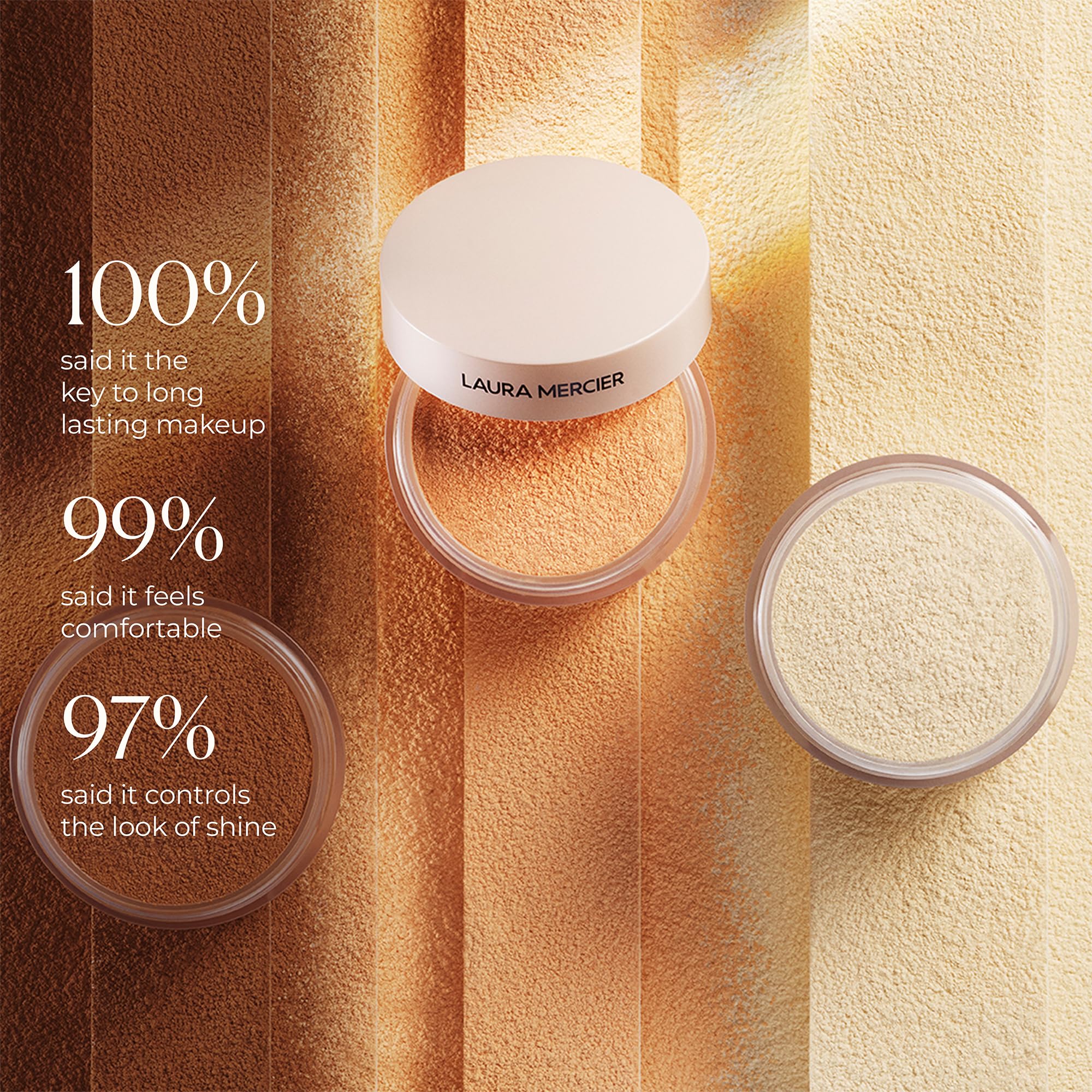 Laura Mercier silica soft-focus effect reduces appearance of fine lines.