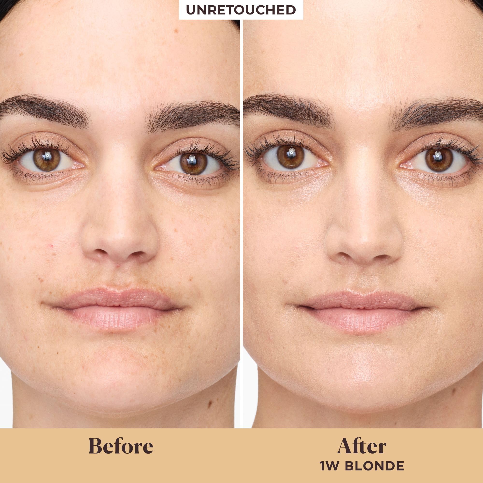 Laura Mercier application demo demonstrates natural blend for a soft glow.