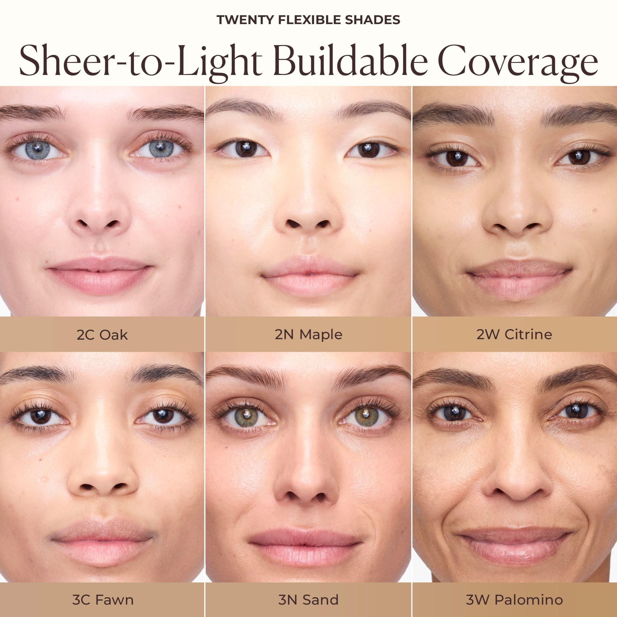 Laura Mercier tinted moisturizer SPF 30 protection suited for daytime wear.