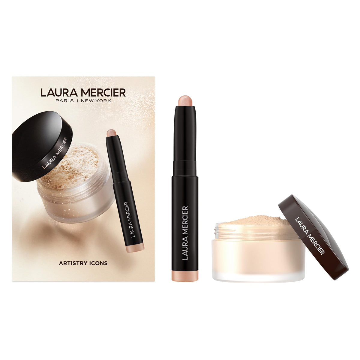 Laura Mercier Translucent Loose Setting Powder jar demonstrates oil control for a matte finish.