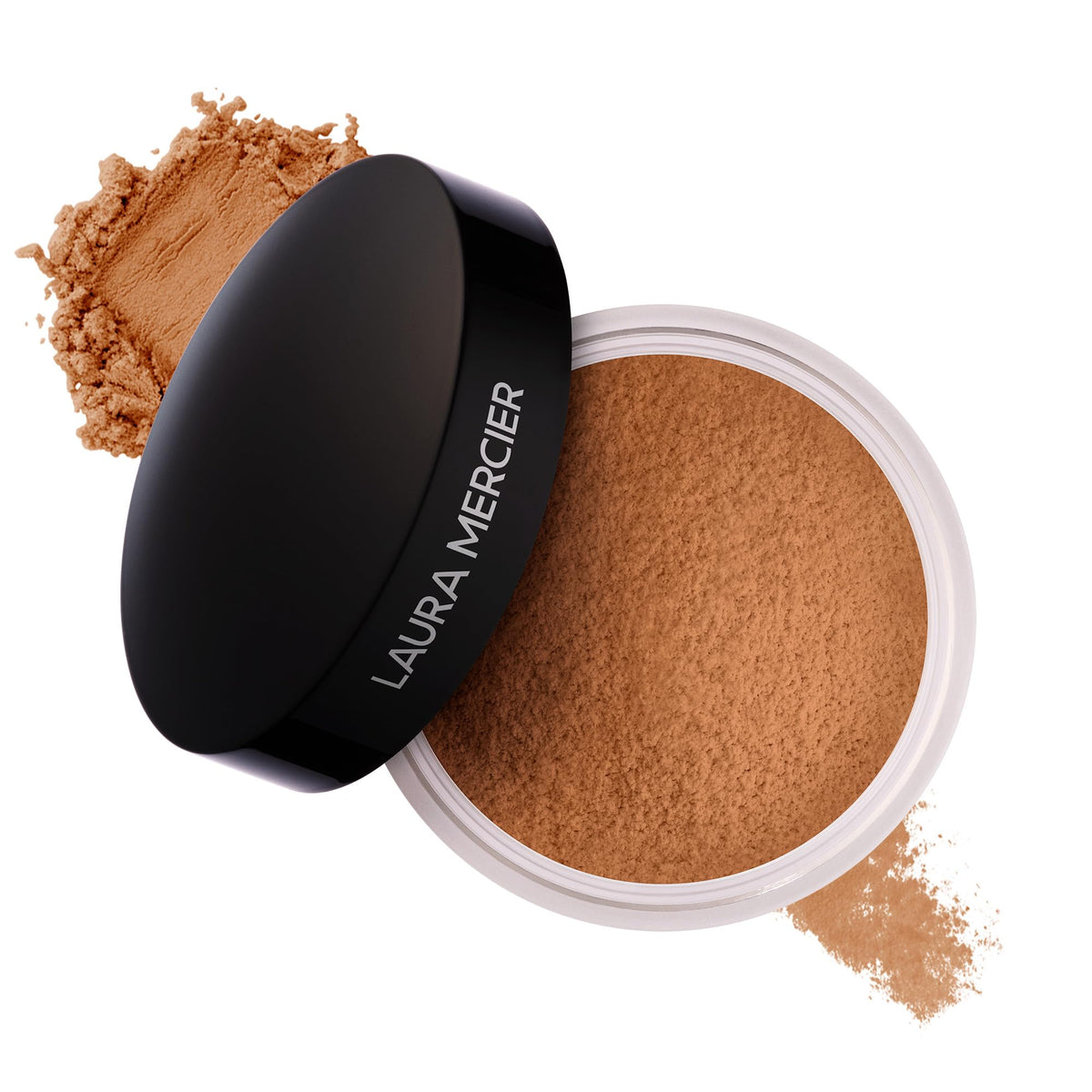 Laura Mercier translucent powder sifter-jar delivers a silky finish and all-day shine control