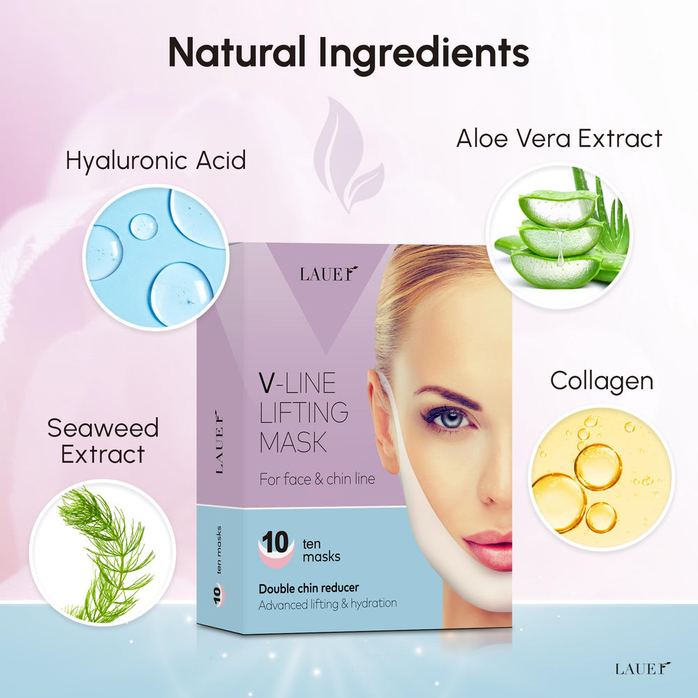 Lauer Cosmetic aloe vera moisturizing mask emphasizes soothing, nourished skin during wear