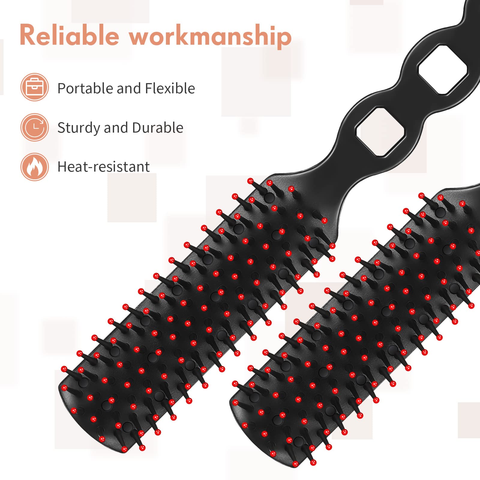 Lauwell 60-piece hair brush count showcased for bulk supply and community gifting.
