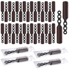 Lauwell curly hair brush with vented handle for easy detangling during blow-drying