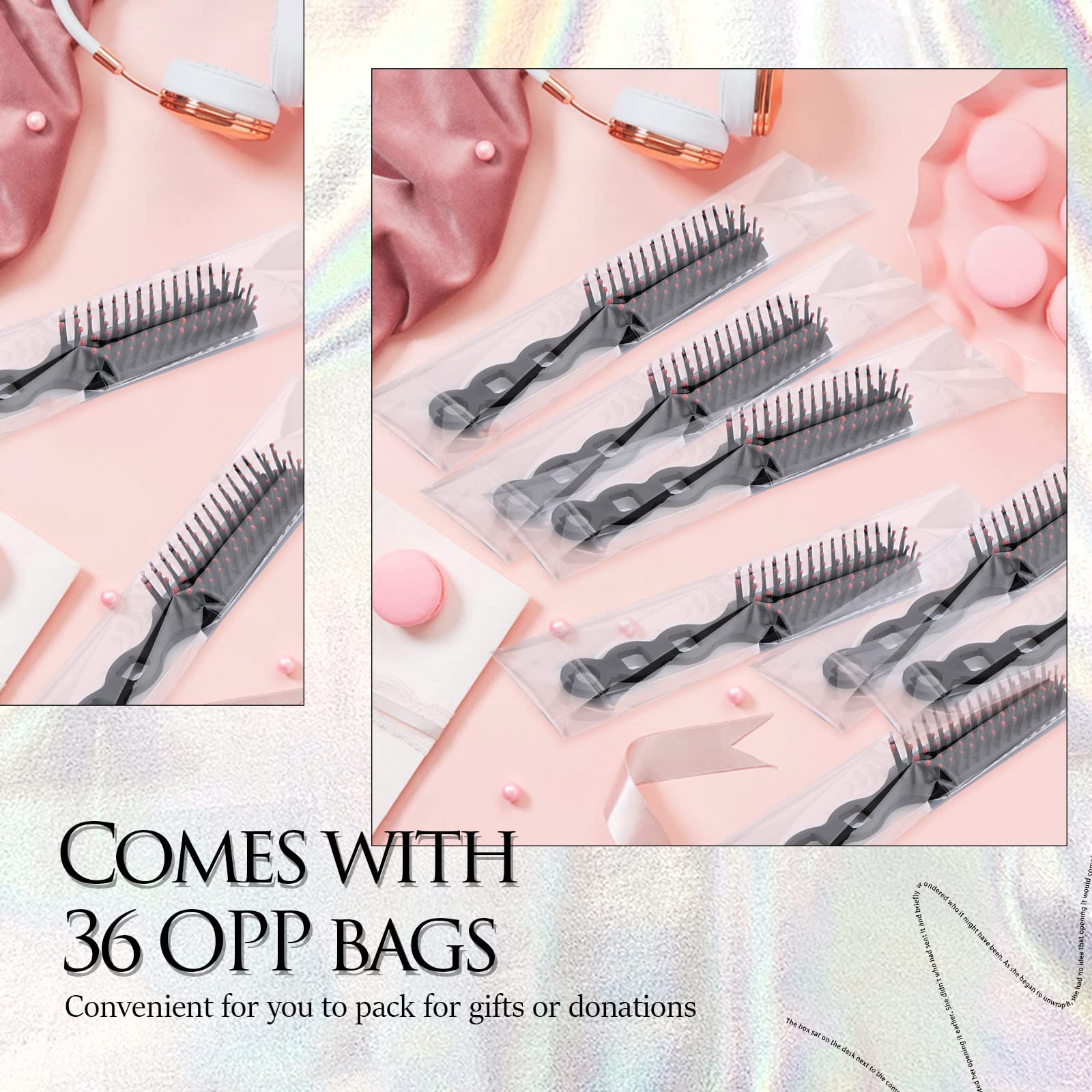Lauwell durable plastic construction resists breakage while gentle bristles protect the scalp