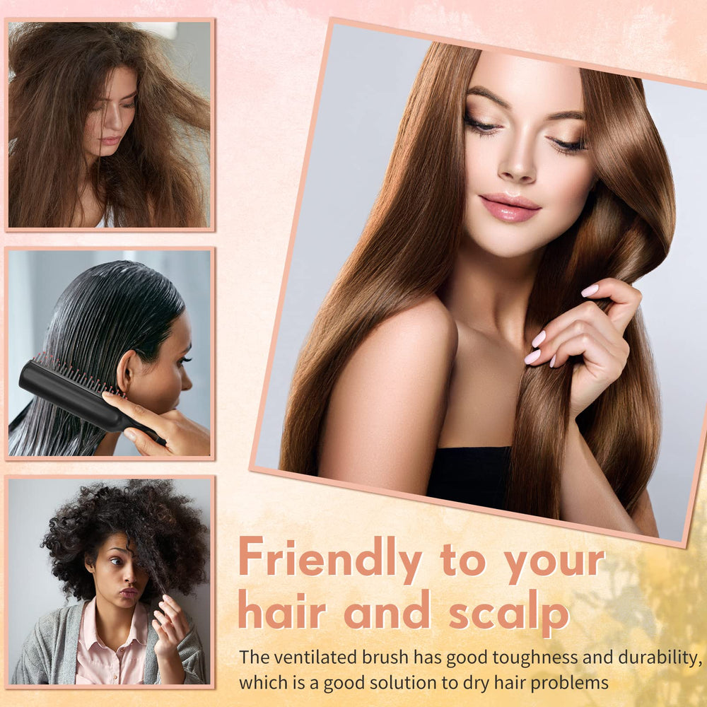 Lauwell shelter charity-use hairbrush showing compact size for community projects.