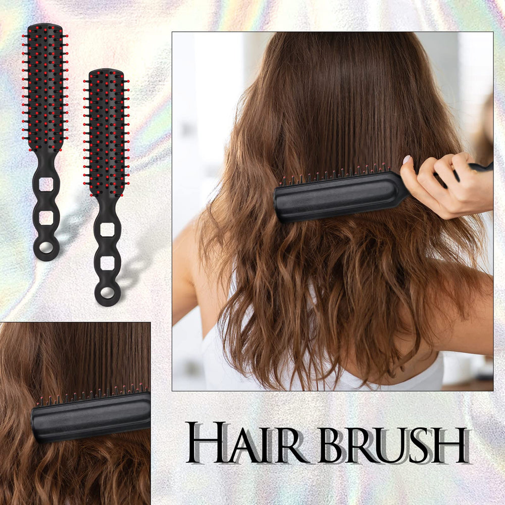 Lauwell travel-friendly brush sized 7-5-inch ideal for on-the-go styling