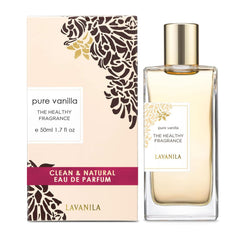 Lavanila Pure Vanilla packaging box highlighting USA-made craftsmanship