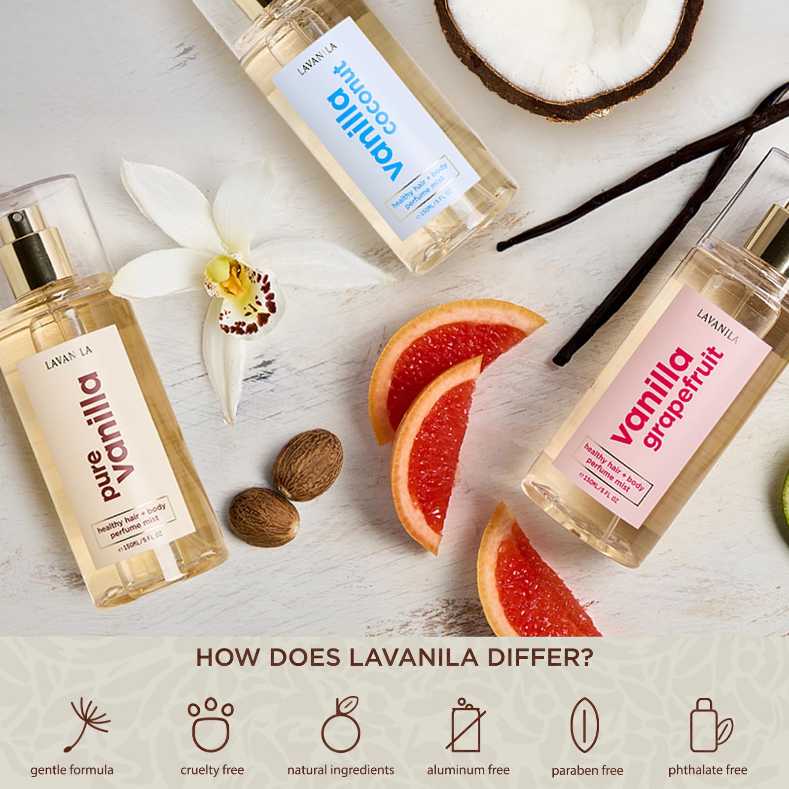 Lavanila Pure Vanilla vanilla-tonka-warmth image – cozy everyday fragrance.
