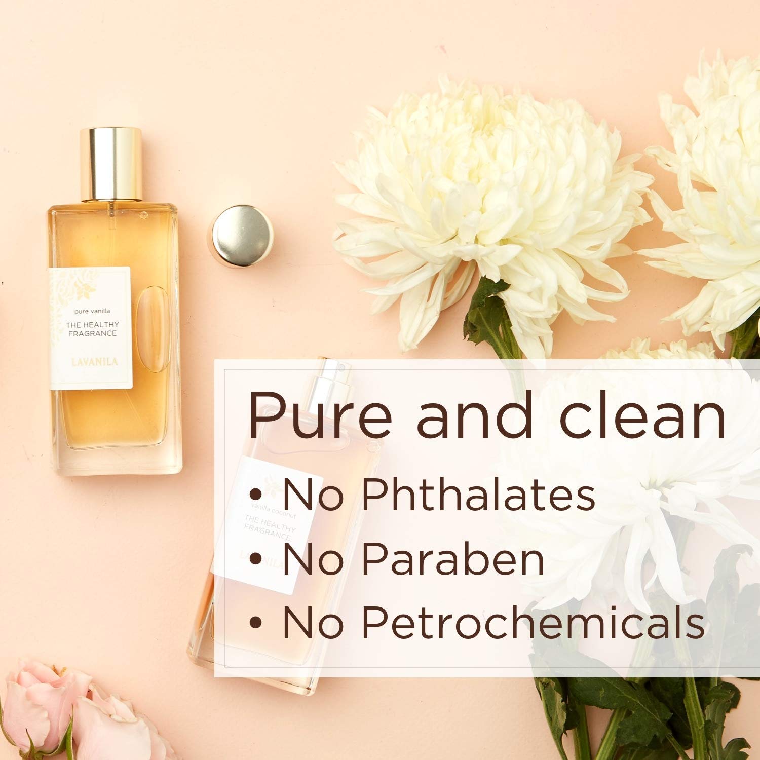 Lavanila collection box highlighting three clean fragrances for daily scent rituals.