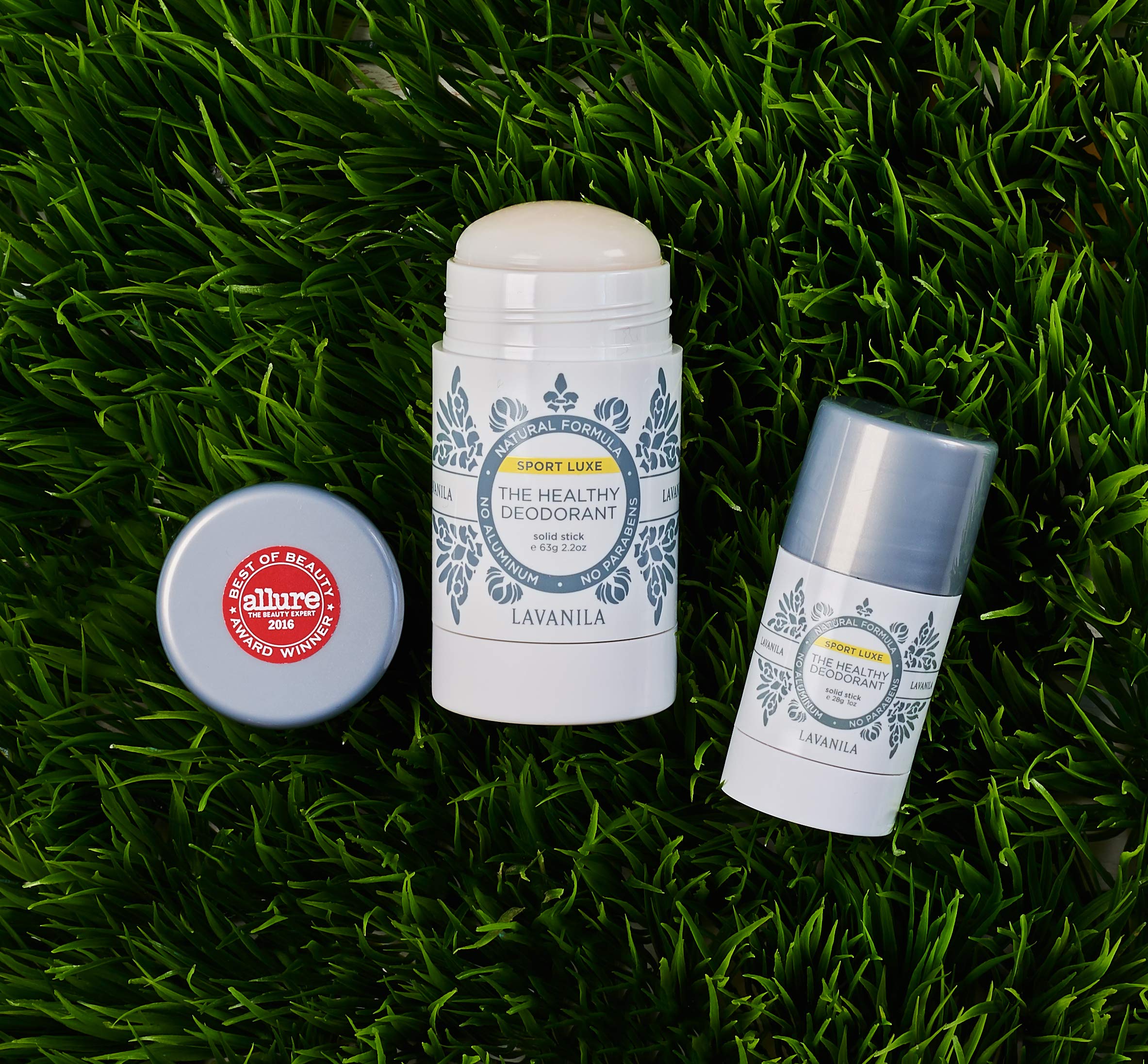 Lavanila Sport Luxe Smartsport technology badge indicates performance-driven formula