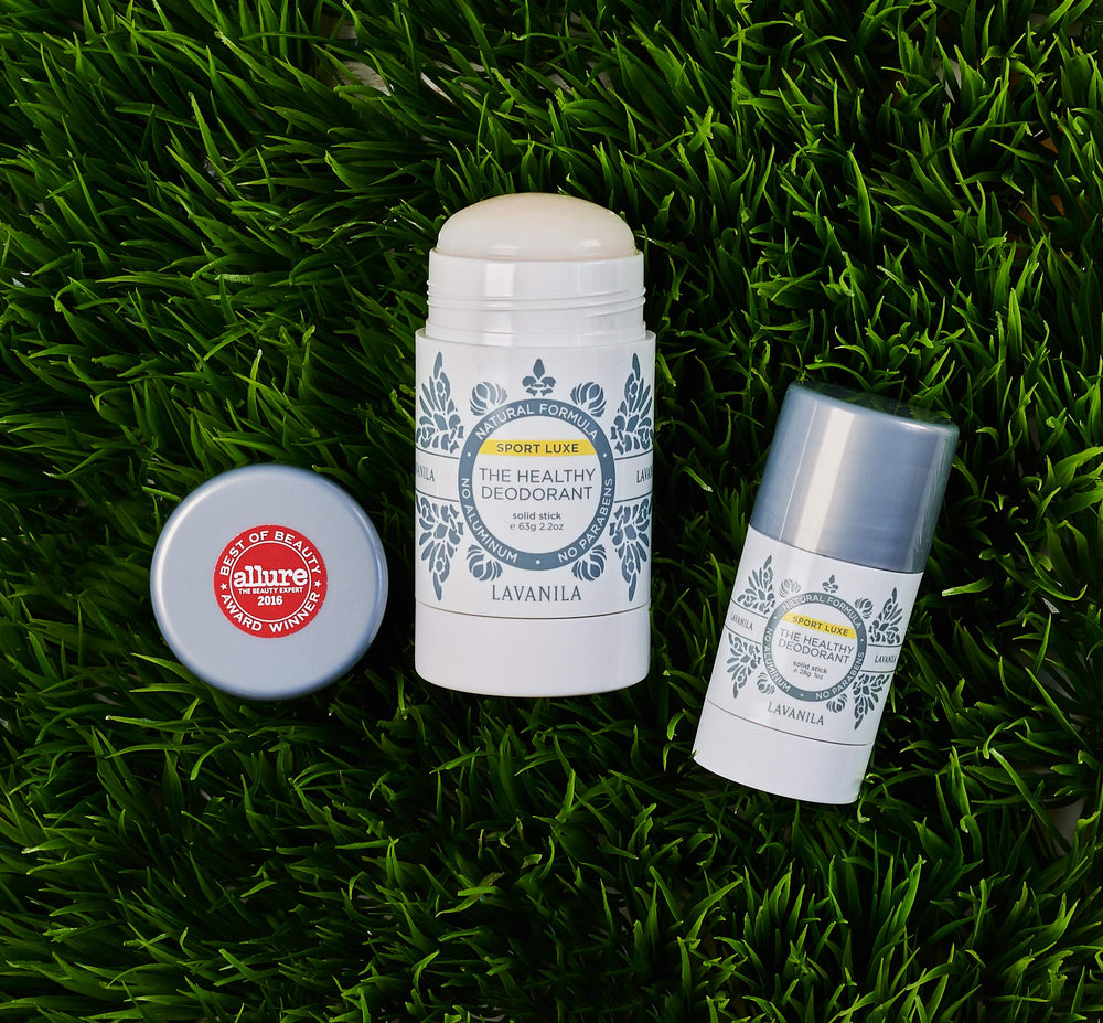 Lavanila Sport Luxe Smartsport technology badge indicates performance-driven formula