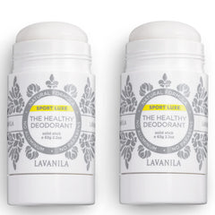 Lavanila Sport Luxe application angle showing easy swipe-on use