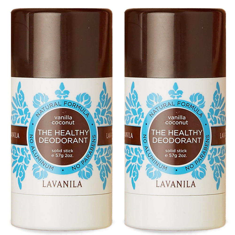 Lavanila vanilla coconut deodorant texture demonstrates ultra-sheer glide.