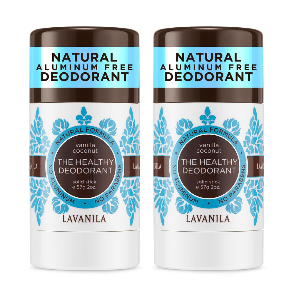 Lavanila vanilla coconut deodorant stick application delivers smooth glide and lasting freshness.