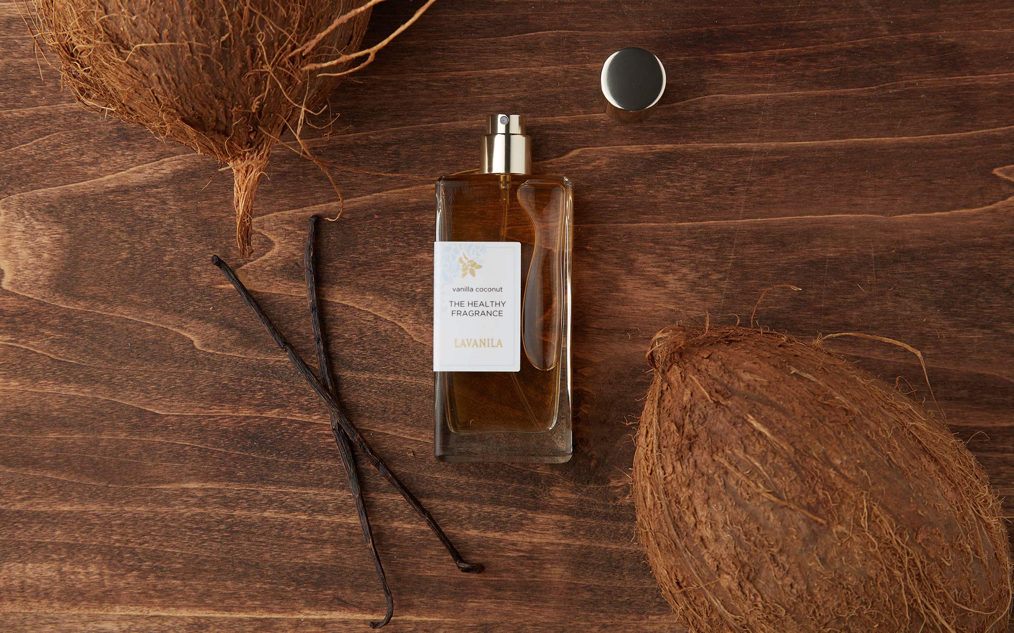 Lavanila Vanilla Coconut with Madagascar vanilla note for warm sweetness.