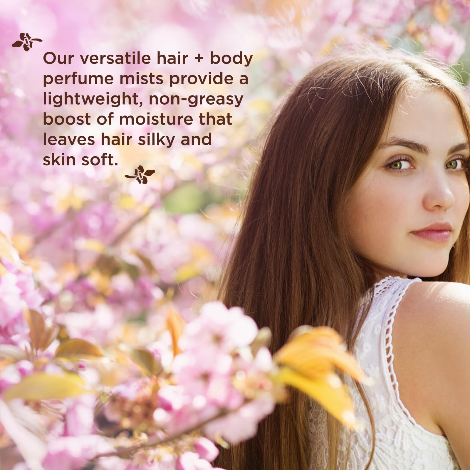 Lavanila Vanilla Coconut Mist with jojoba oil nourishes without leaving residue.