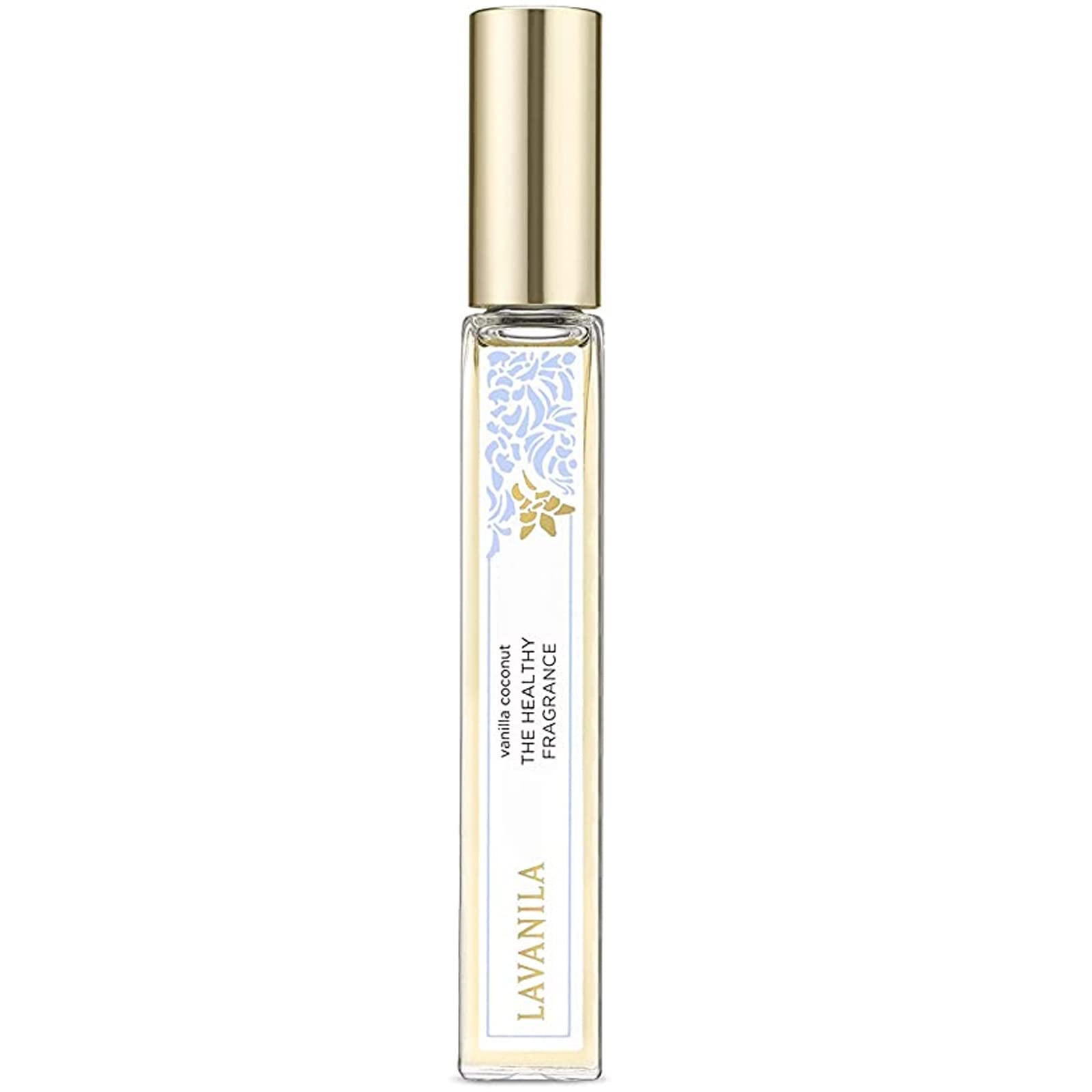 Lavanila Vanilla Coconut Perfume Roller bottle offers everyday freshness