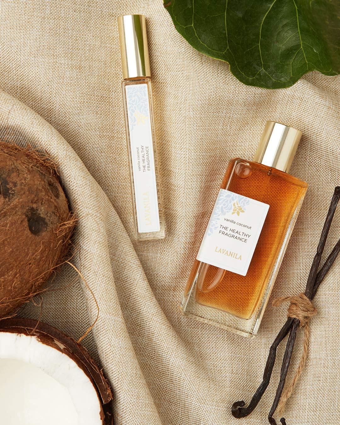 Lavanila Vanilla Coconut Perfume Roller tropical-coconut aroma for light island freshness