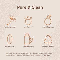 Lavanila Vanilla Grapefruit label close-up highlighting natural ingredients for clean use.