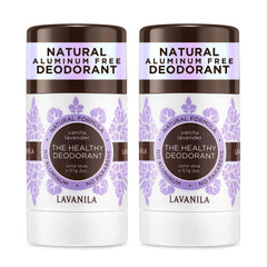 Lavanila Vanilla Lavender deodorant pack 2oz front aluminum-free protection for daily use