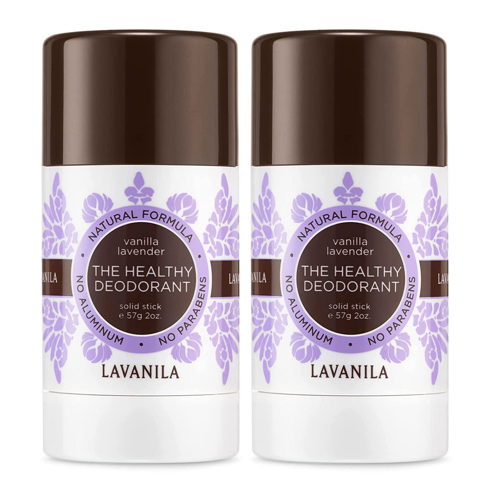 Lavanila Vanilla Lavender vegan ingredients graphic gentle formula keeps you feeling fresh
