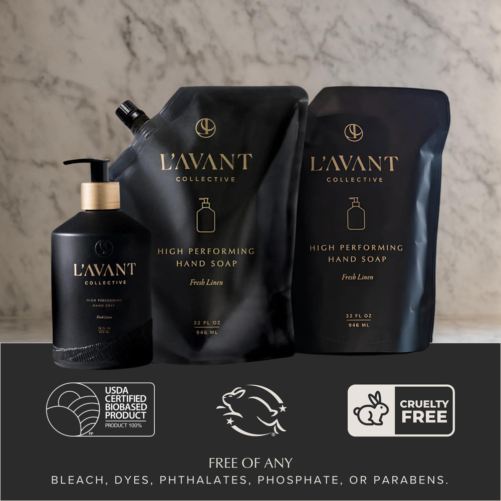 L'AVANT Collective essential oils blend with ylang-ylang and lavender for calming aroma.