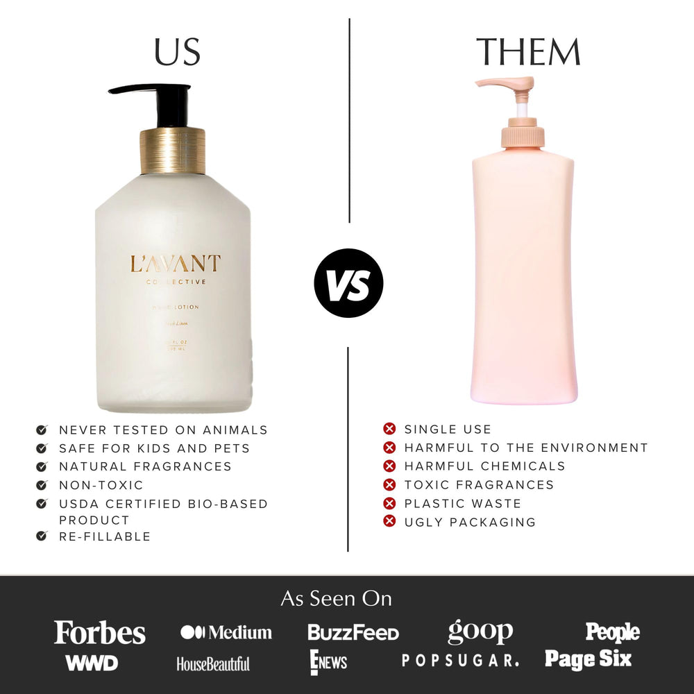 L'AVANT Collective shea butter formula highlights rich daily hydration
