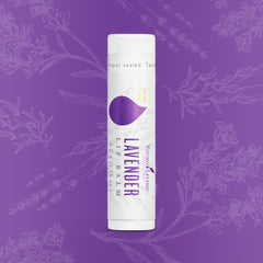 Young Living Lavender Lip Balm application demonstrates quick on-the-go lip care with hydration.