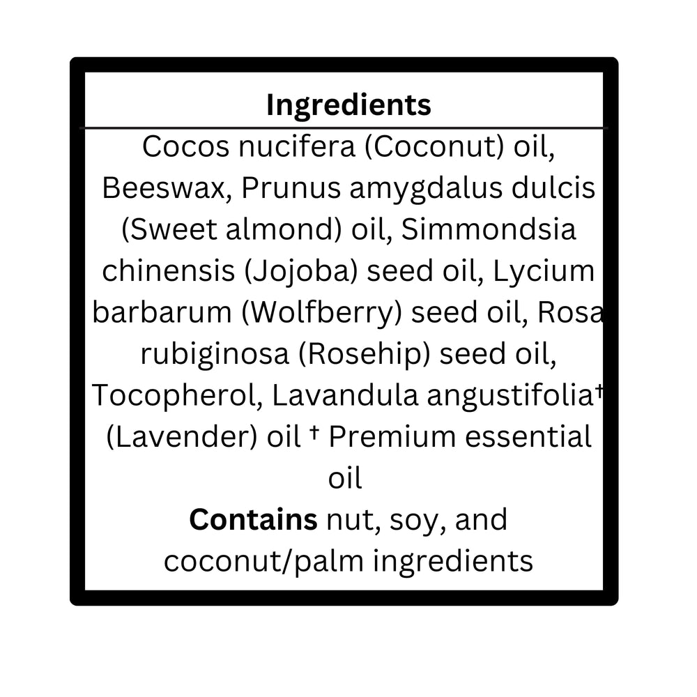 Young Living Lavender Lip Balm natural ingredients highlight chemical-free lip care.