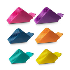 LAVEST clipper guards six-pack color-coded for quick length identification.