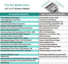 LAVEST clipper guards show lengths from 1.25 to 2.5 inches.