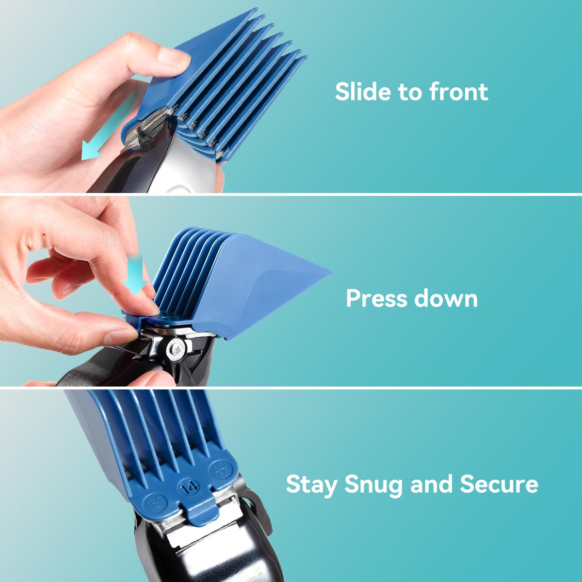 LAVEST nylon clipper guards offer durable, flexible construction.