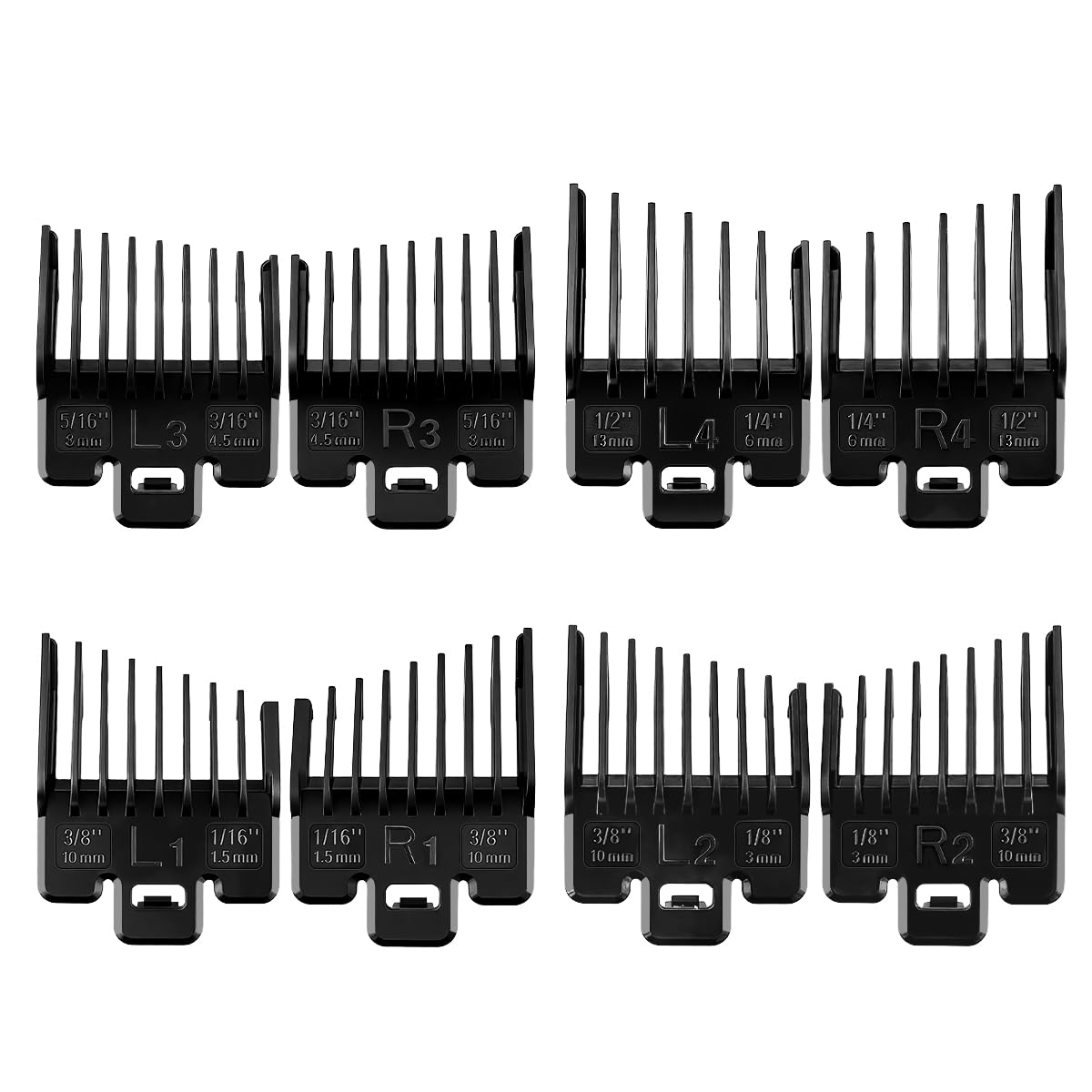 LAVEST Fade Guide Set packaging highlights Wahl compatibility in black