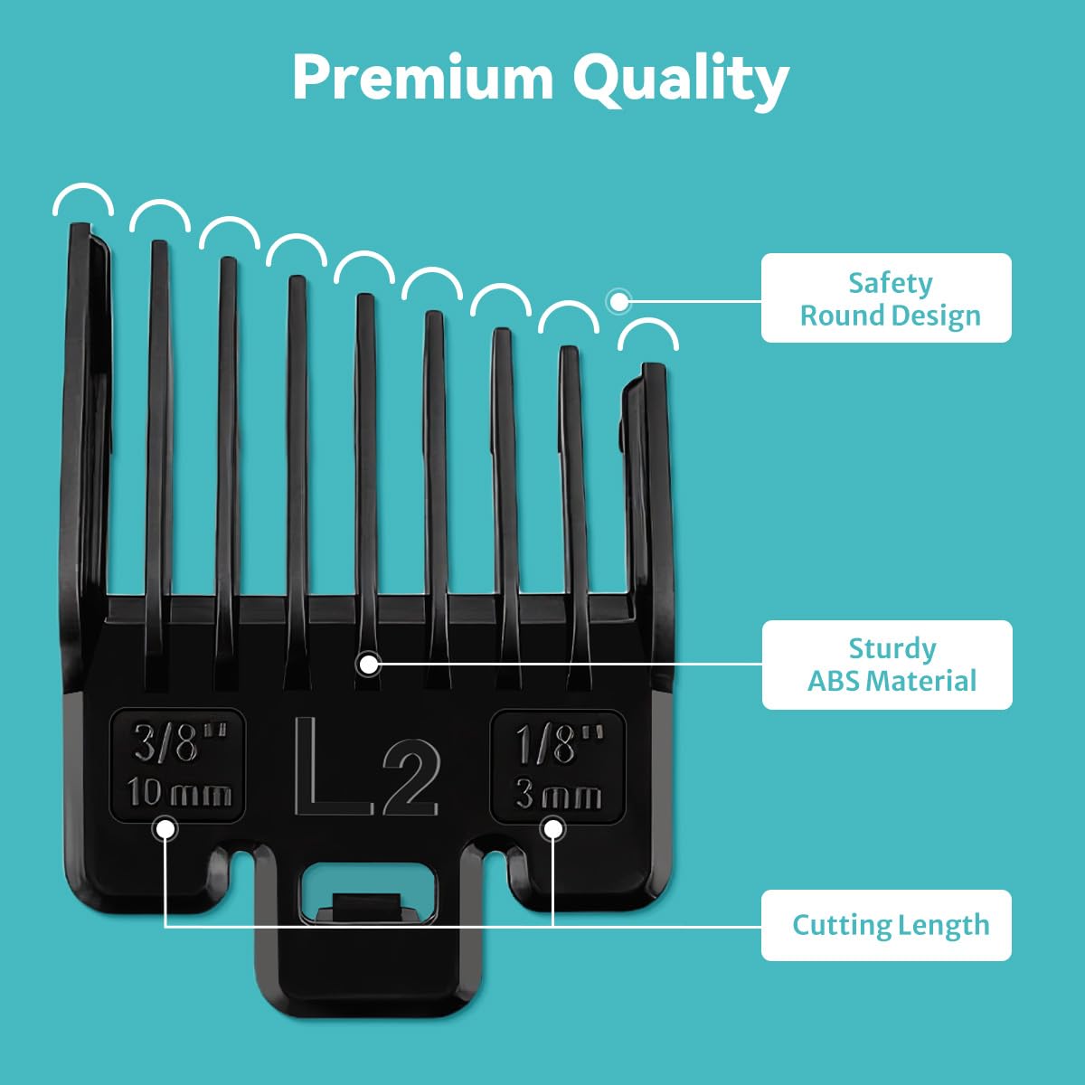 LAVEST Fade Guide Set compatible with Wahl clippers and more