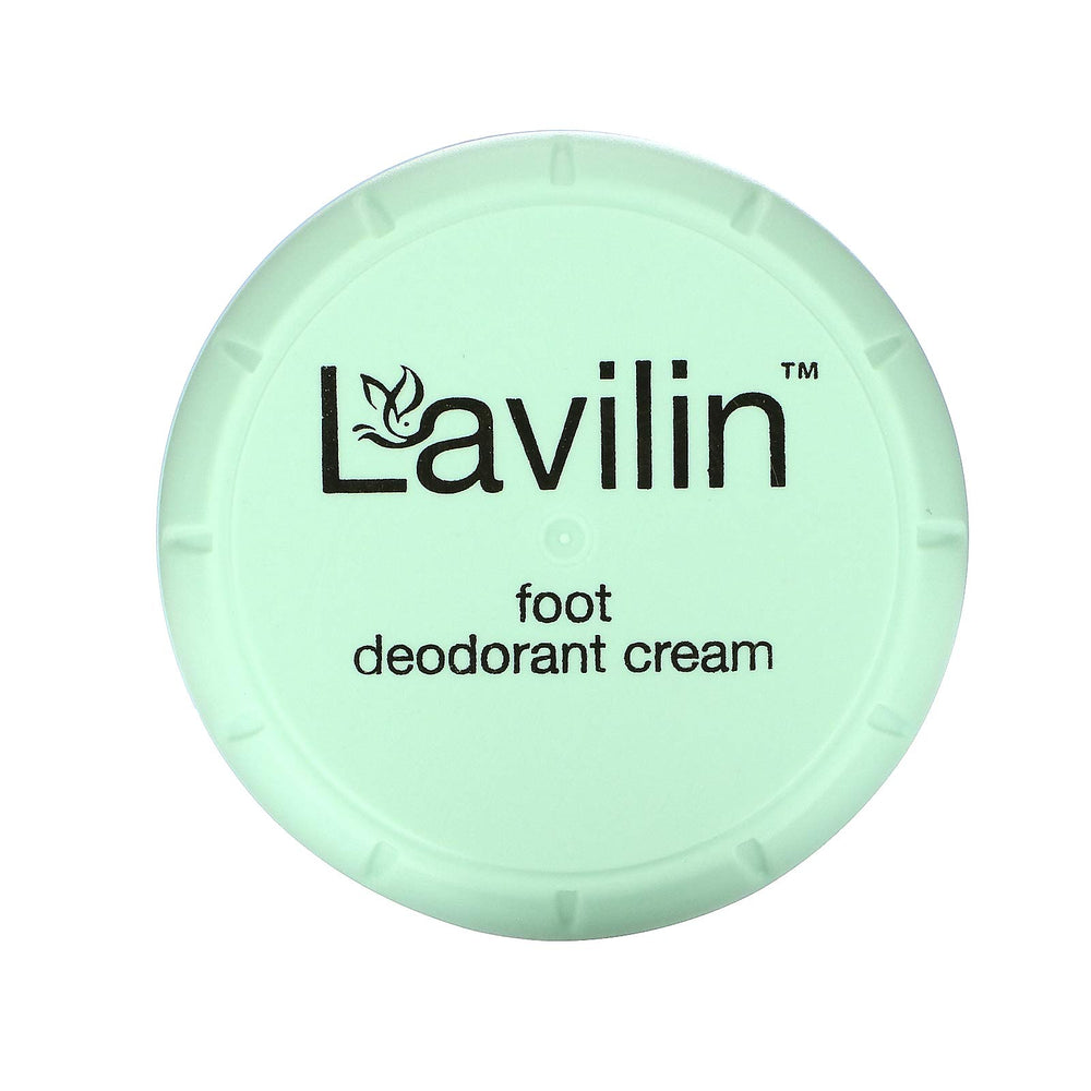 Lavilin Foot Deodorant Cream application close-up illustrating long-lasting odor control potential